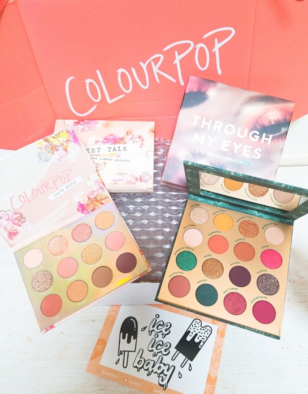 Eye Palette-Sweet Talk/ColourPop/アイシャドウパレットを使ったクチコミ（1枚目）