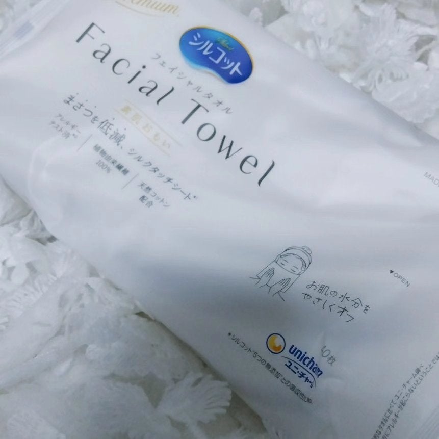 シルコットフェイシャルタオル 素肌おもい プレミアム/シルコット/クレンジングタオルを使ったクチコミ(1枚目)