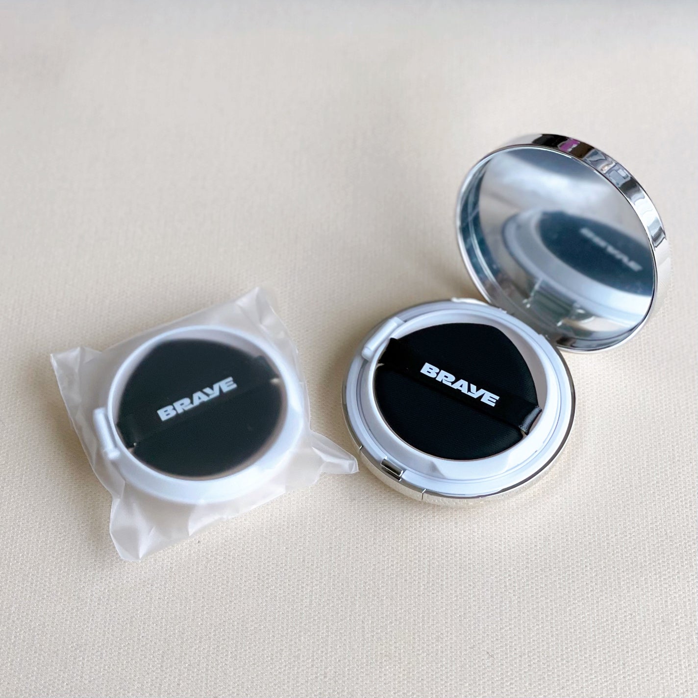 エフォートレスクッションシンカバー/BRAYE/クッションファンデーションを使ったクチコミ(4枚目)