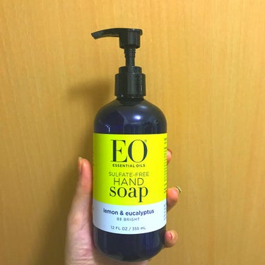 EO(イーオー) ハンドソープ レモン＆ユーカリのクチコミ「以前ラベンダーを投稿しましたが、試しに買ってみたレモン＆ユーカリの香り。
こたらもiHerbで.....」（1枚目）