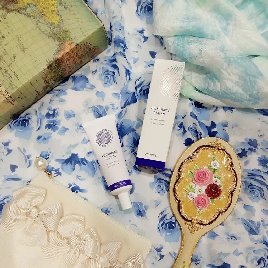 フィルタリングクリーム/DEWYCEL/日焼け止めクリームを使ったクチコミ（1枚目）