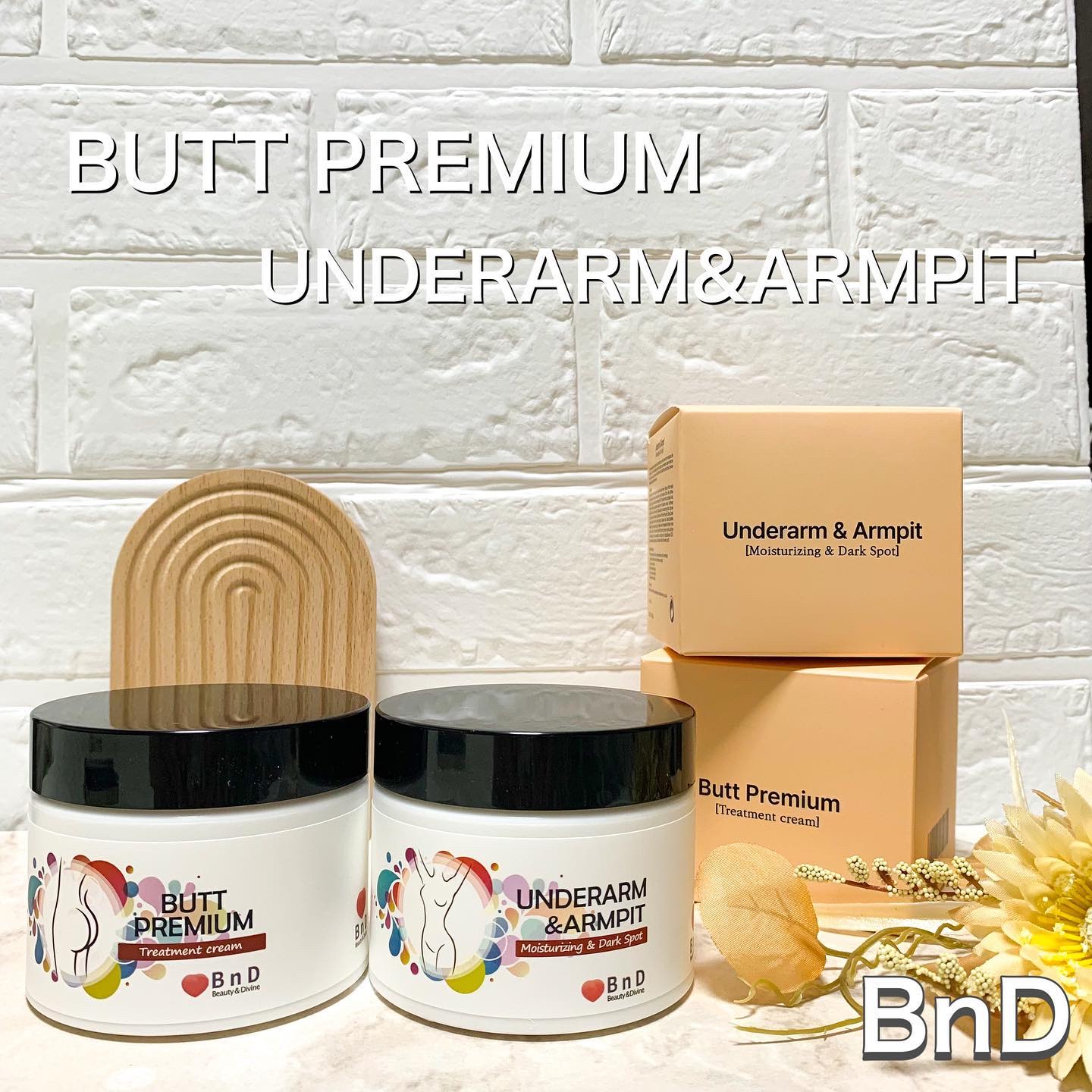 BnDアンダーアームクリーム(ボディクリーム)/BnD/デリケートゾーンケアを使ったクチコミ（1枚目）