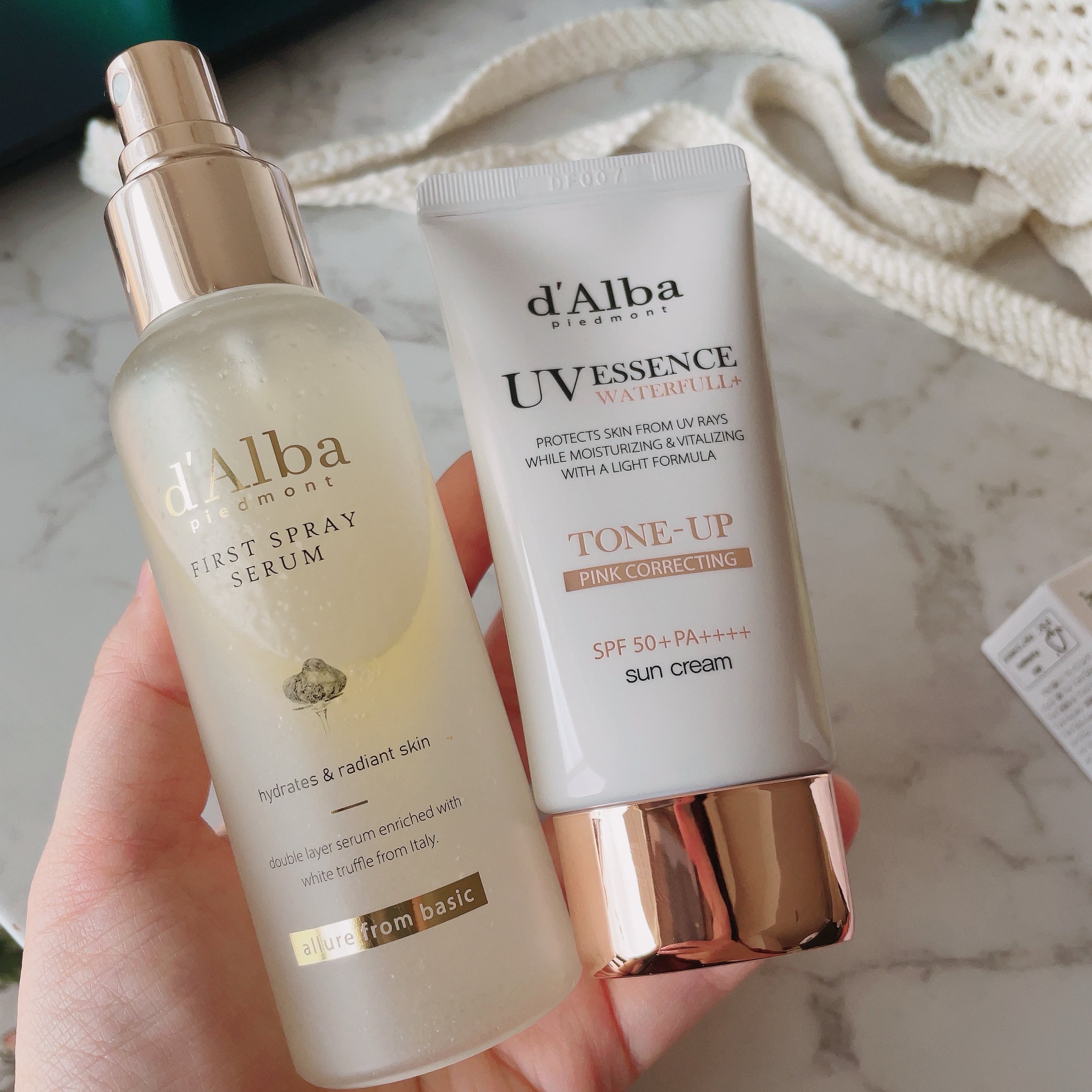 ウォータフルトーンアップサンクリーム/ダルバ/日焼け止めクリームを使ったクチコミ（1枚目）