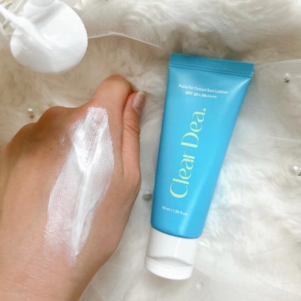 ピュアフィットティンテッドサンローション/ClearDea./日焼け止めローションを使ったクチコミ(6枚目)