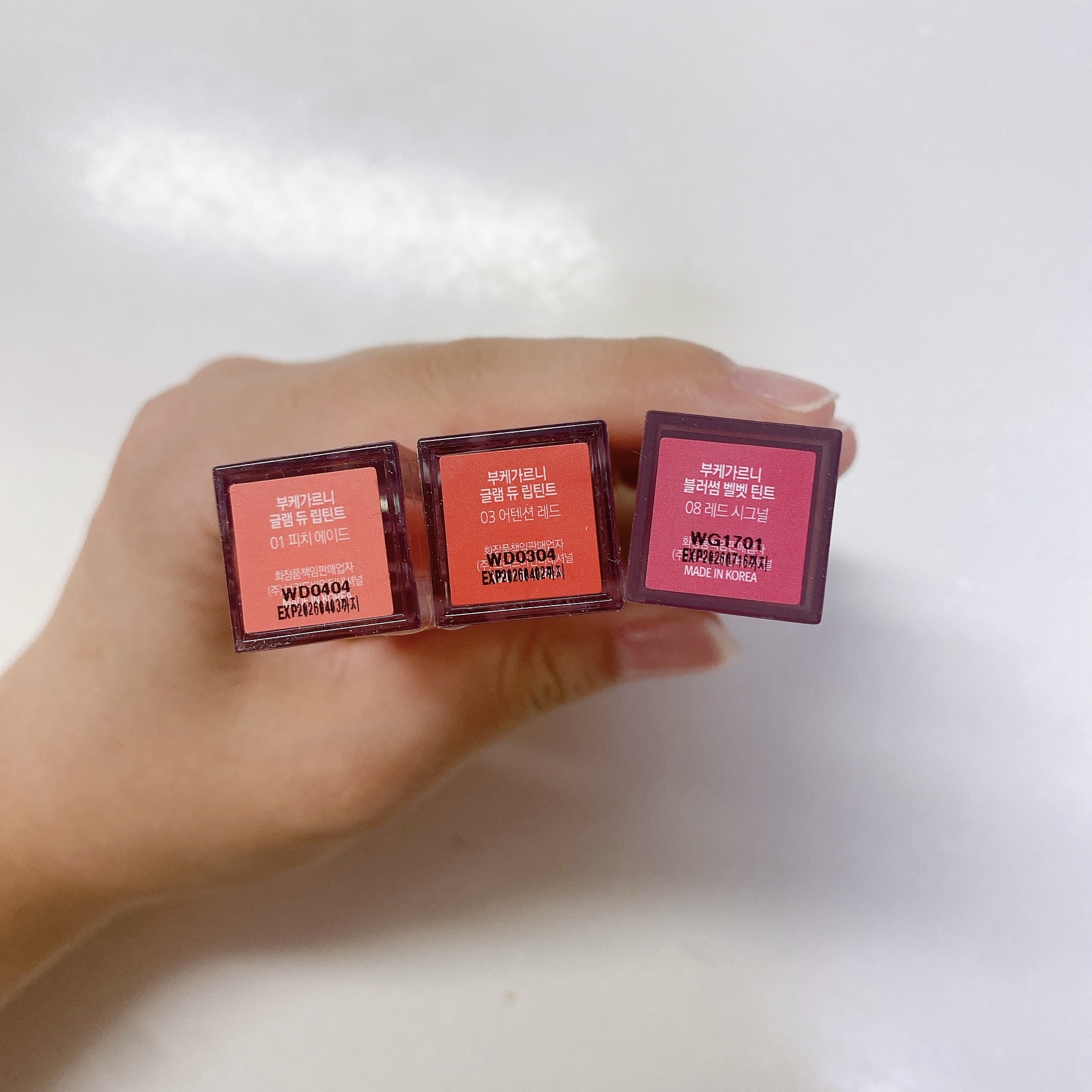 ブロッサムベルベットティント/Bouquet Garni/リップティントを使ったクチコミ（3枚目）