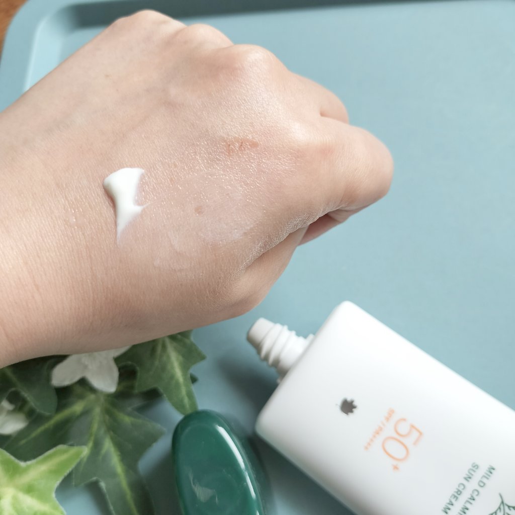 フォレスト マイルドカーミングサンクリーム/FoRest by Greenfinger/日焼け止めクリームを使ったクチコミ（2枚目）