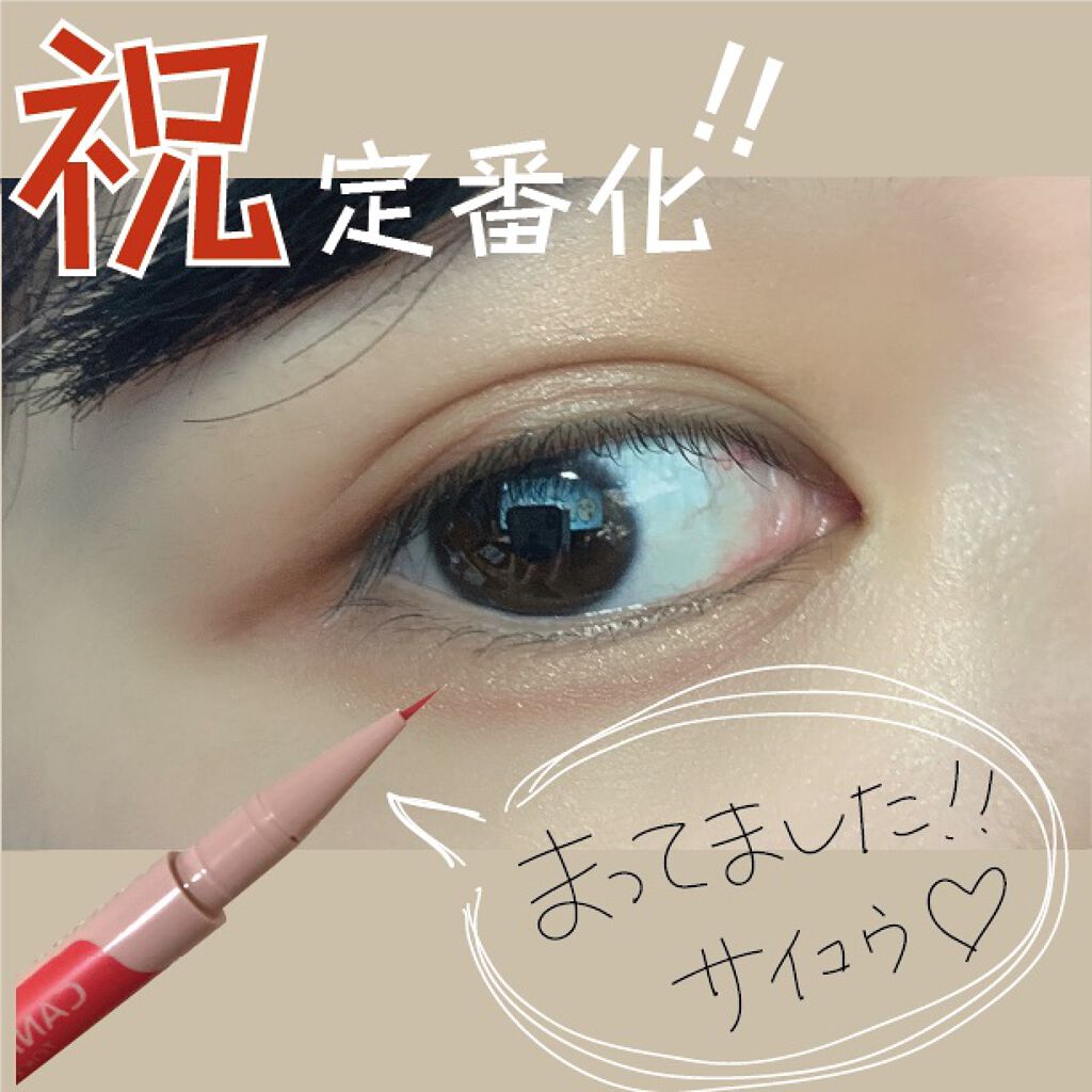 3wayスリムアイルージュライナー/キャンメイク/リキッドアイライナーを使ったクチコミ(1枚目)
