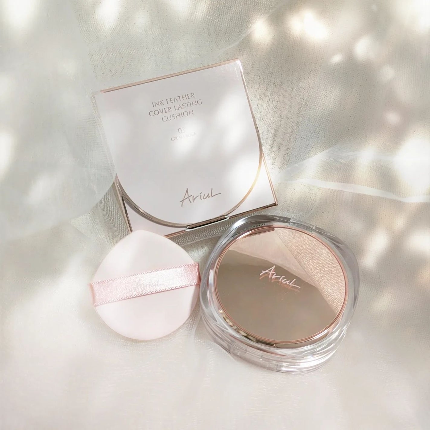 アリウル インクフェザーカバーラスティングクッション/Ariul/クッションファンデーションを使ったクチコミ(1枚目)