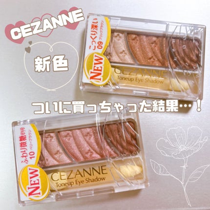 トーンアップアイシャドウ/CEZANNE/アイシャドウパレットを使ったクチコミ(1枚目)