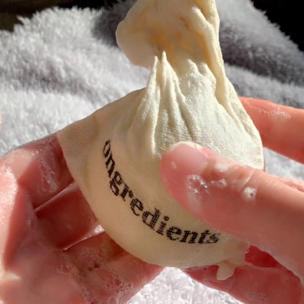Jeju Green Tea Cleansing Ball/Ongredients/洗顔石鹸を使ったクチコミ(6枚目)