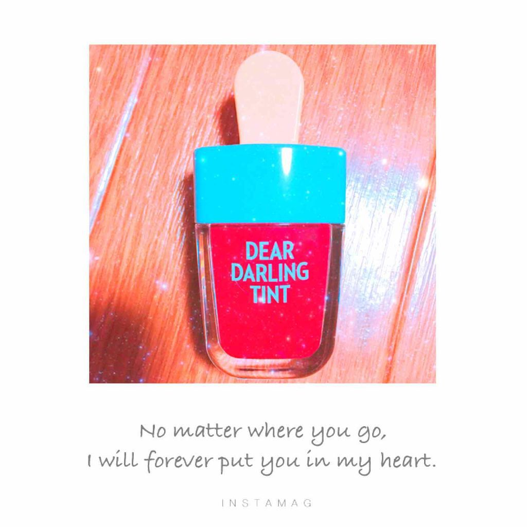 ディアダーリン ウォータージェルティント （アイスティント）/ETUDE/口紅を使ったクチコミ（1枚目）