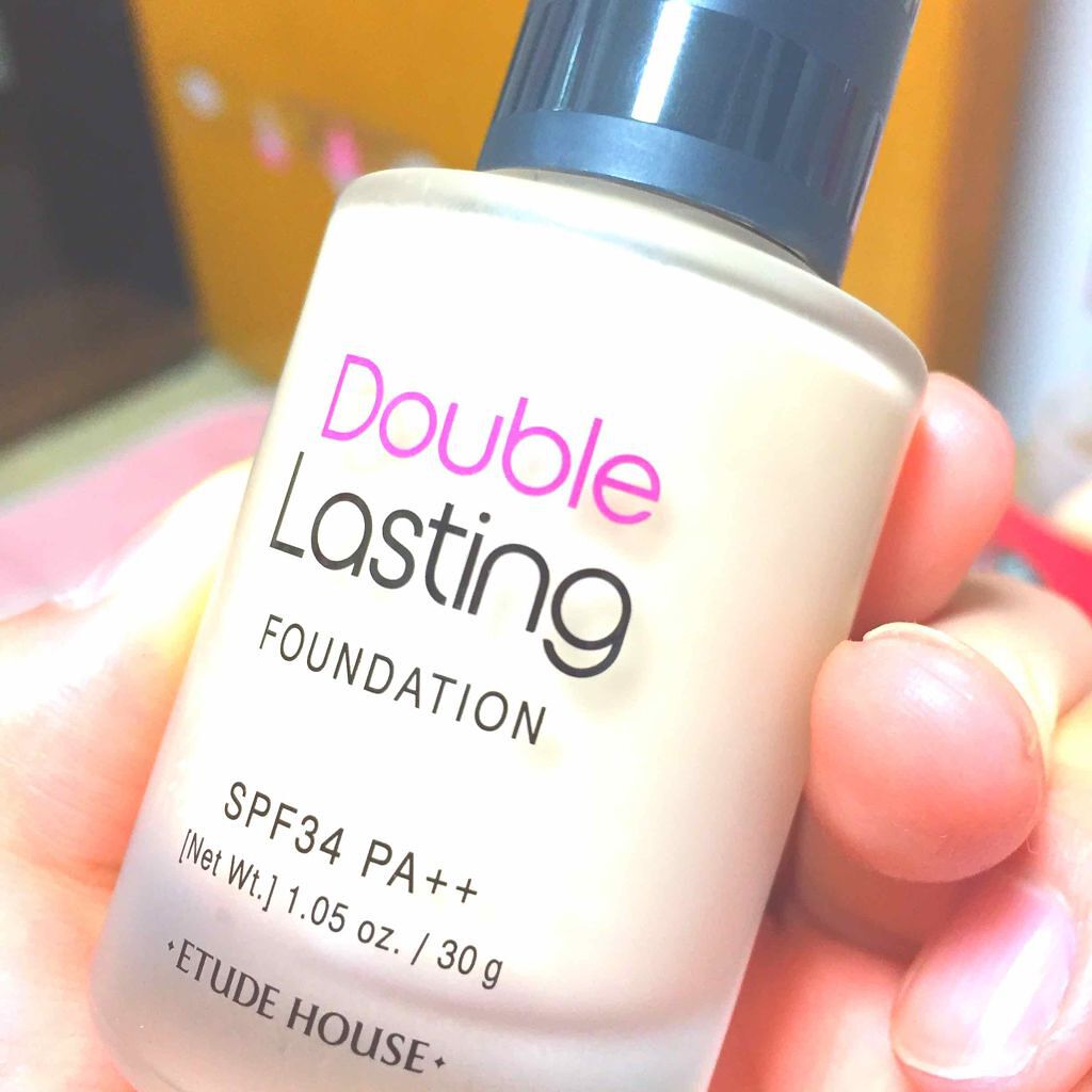 ダブルラスティング ファンデーション/ETUDE/リキッドファンデーションを使ったクチコミ(1枚目)