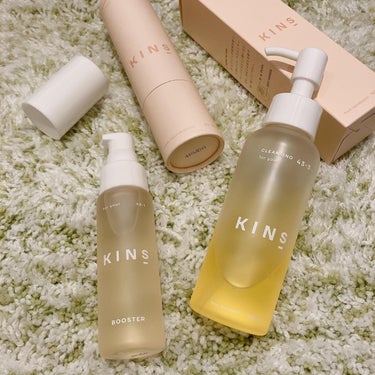 KINS BOOSTER ORIGINAL

→　以前、「KINS CLEANSING OIL」を使いました。クレンジング後の肌のしっとり感やすべすべ感が好きで、とってもお気に入りの商品です＾＾今回は同