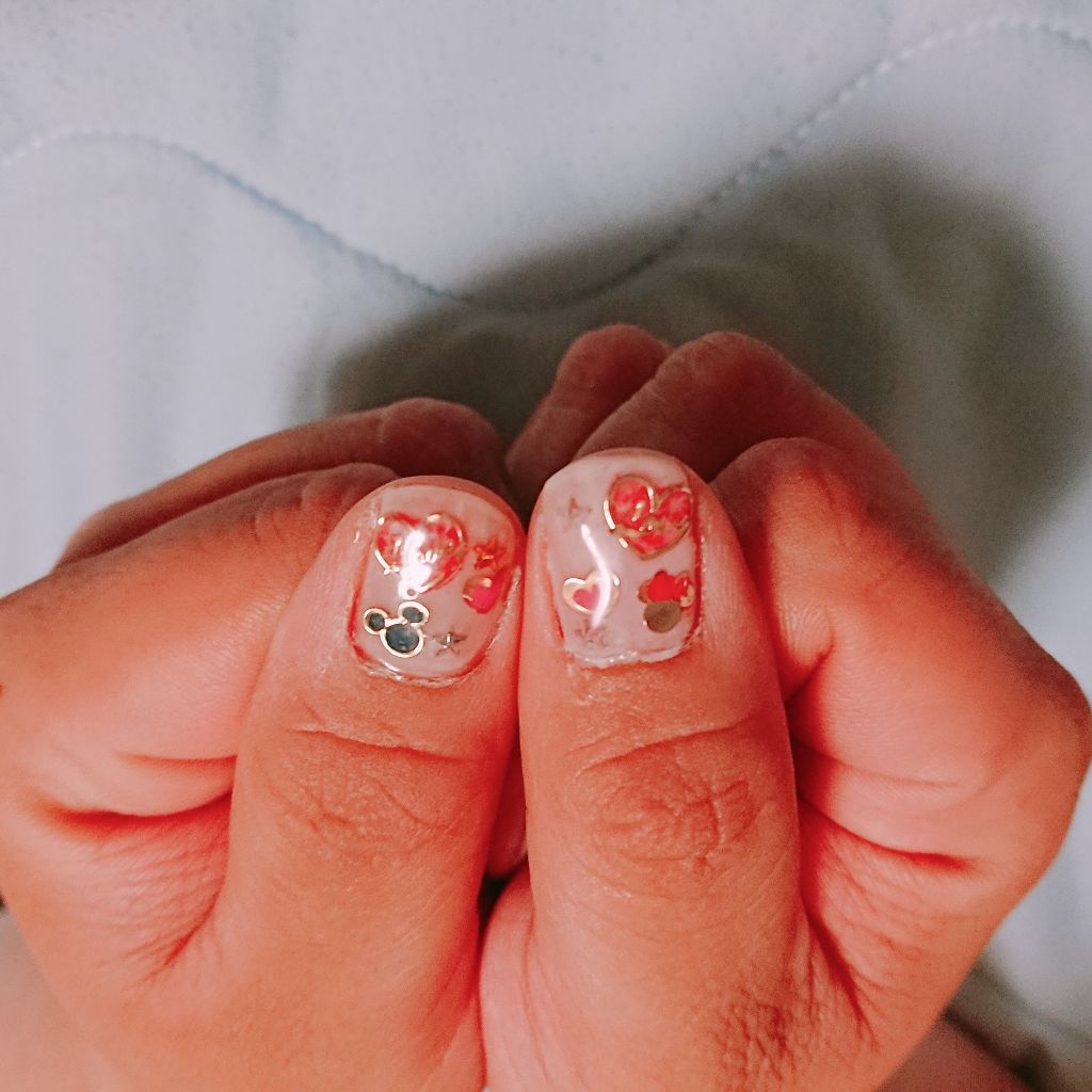 AT濃密グラマラス/セリア/マニキュアを使ったクチコミ(1枚目)