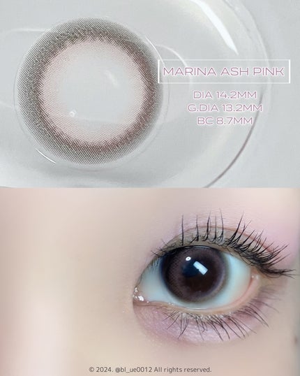 マリナシリーズ	/LENSSIS/カラーコンタクトレンズを使ったクチコミ(2枚目)