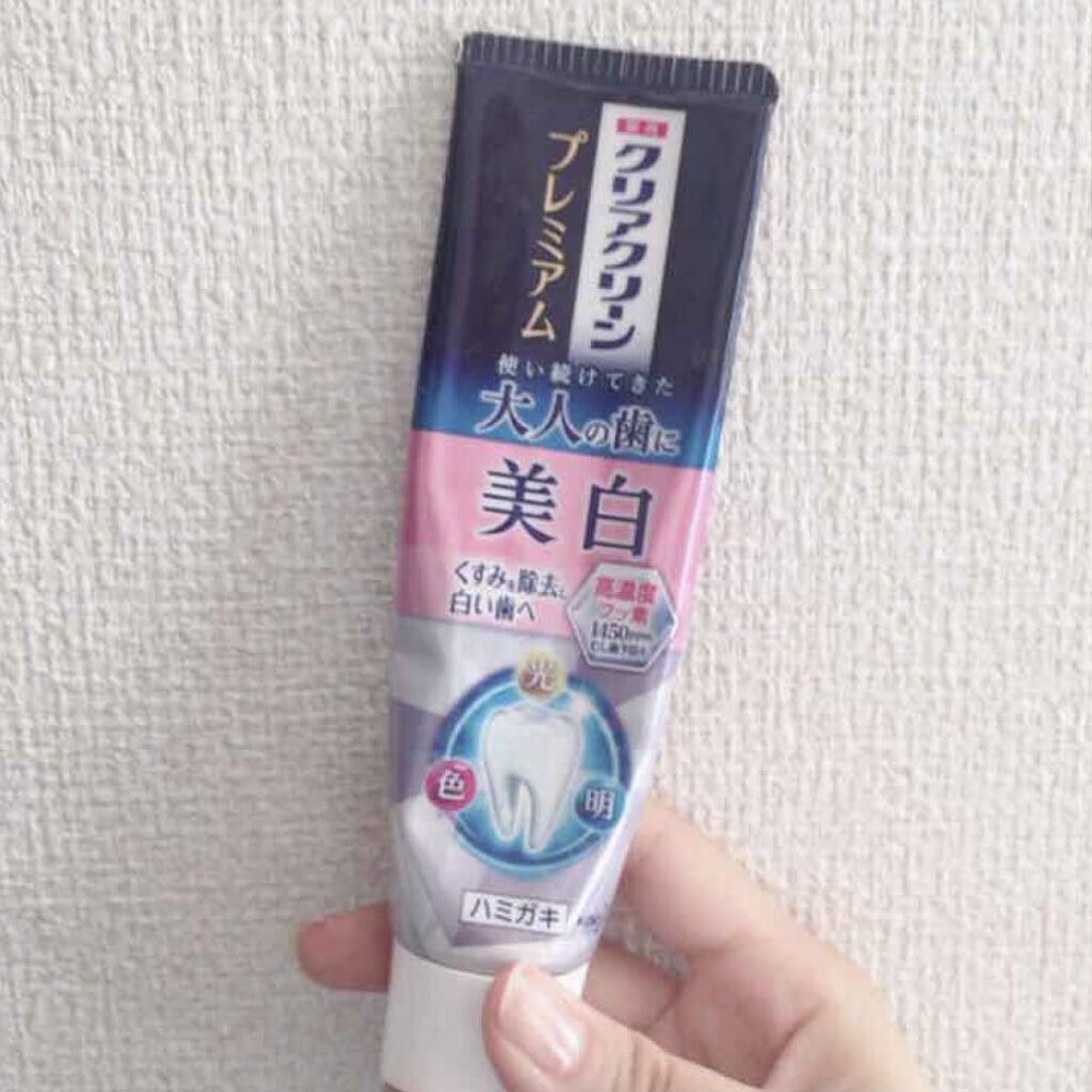 クリアクリーン プレミアム 美白(薬用ハミガキ)/クリアクリーン/歯磨き粉を使ったクチコミ（1枚目）