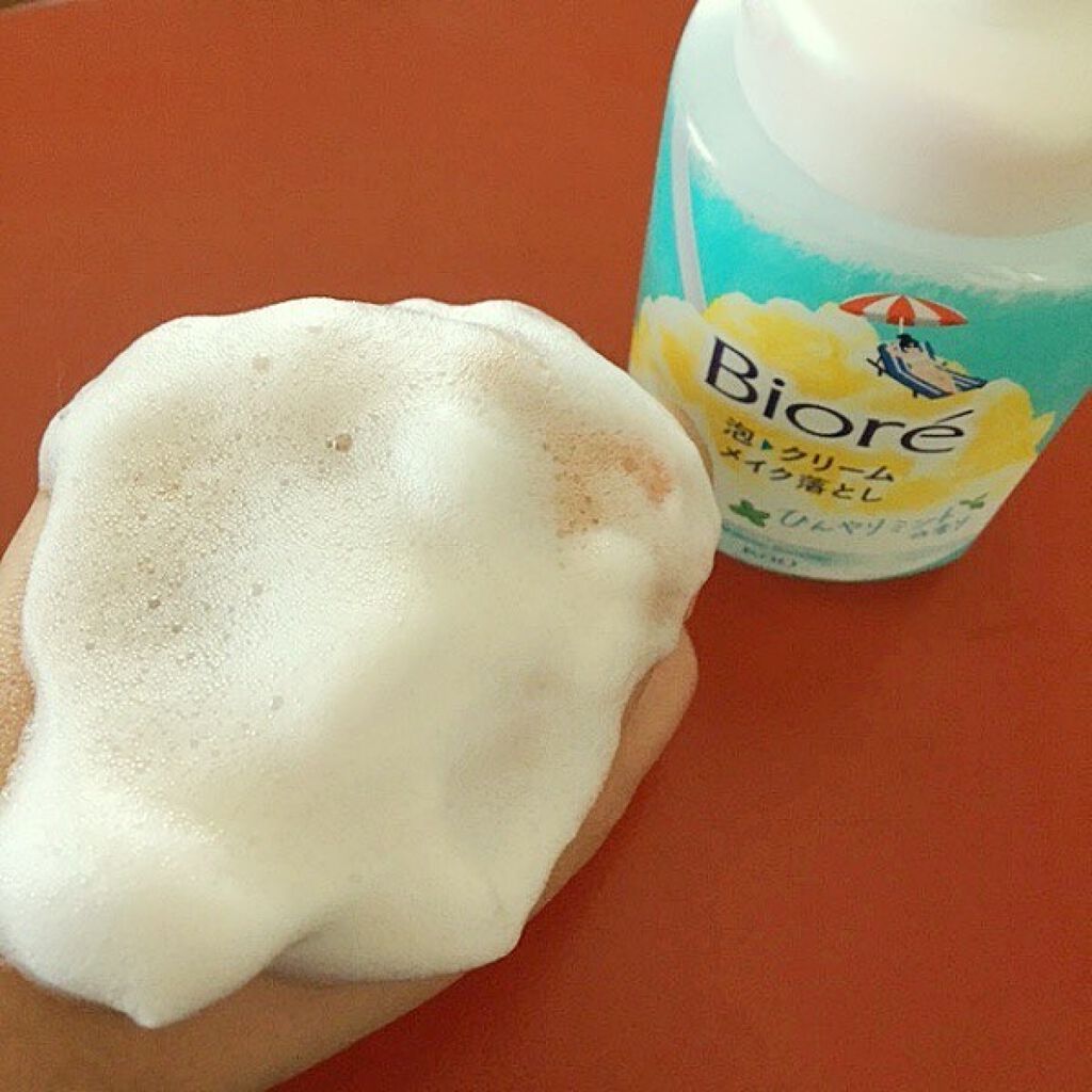 泡クリームメイク落とし/ビオレ/クレンジングクリームを使ったクチコミ(9枚目)