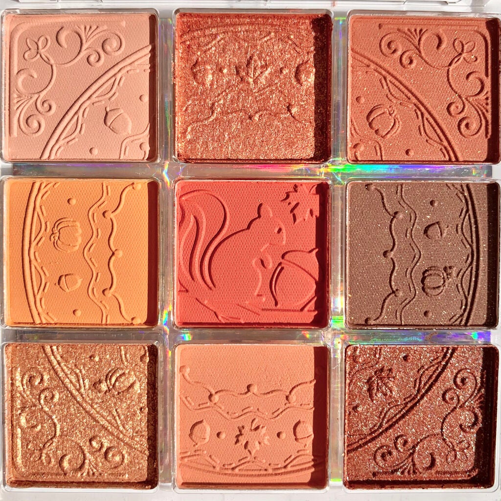 クォーツ 9色アイシャドウパレット(ドリームランドアイシャドウ)/ZEESEA/アイシャドウパレットを使ったクチコミ(5枚目)