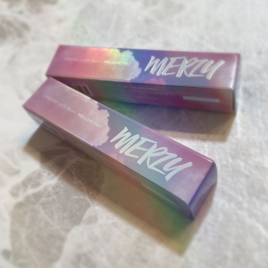 ドリーミーレイトナイト メロウティント/MERZY/リップティントを使ったクチコミ(2枚目)