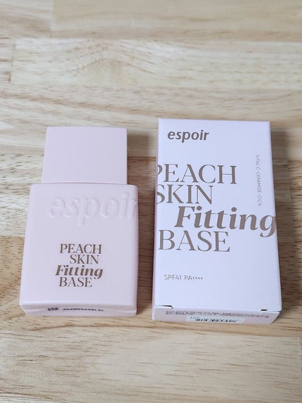 ピーチスキンフィッティングベース/espoir/化粧下地を使ったクチコミ(1枚目)