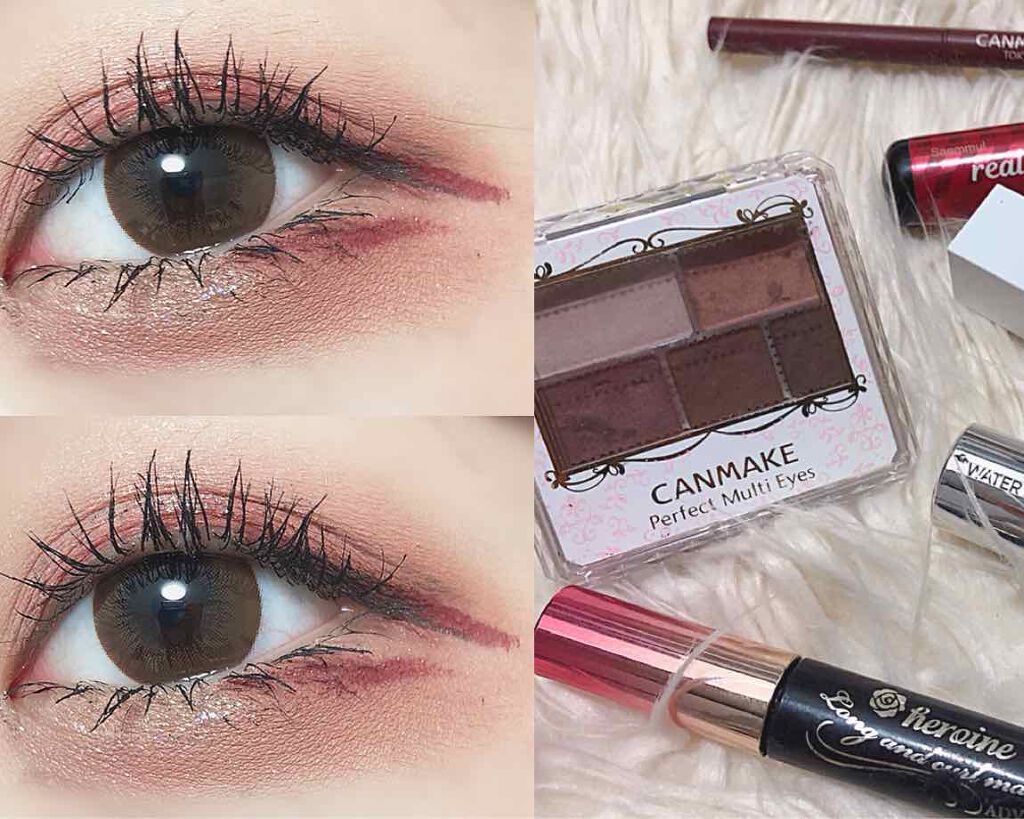 パーフェクトマルチアイズ/キャンメイク/アイシャドウパレットを使ったクチコミ(4枚目)