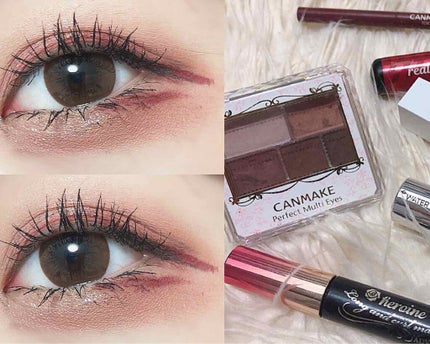 パーフェクトマルチアイズ/キャンメイク/アイシャドウパレットを使ったクチコミ(4枚目)