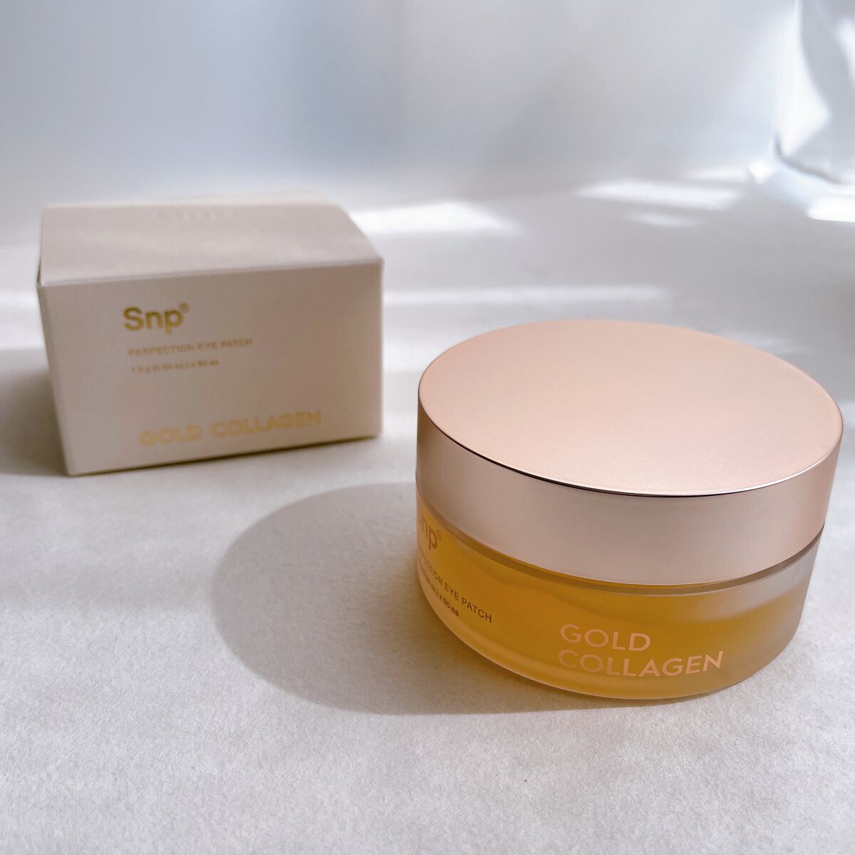 ゴールドコラーゲンパーフェクションアイパッチ/SNP/シートマスク・パックを使ったクチコミ(1枚目)