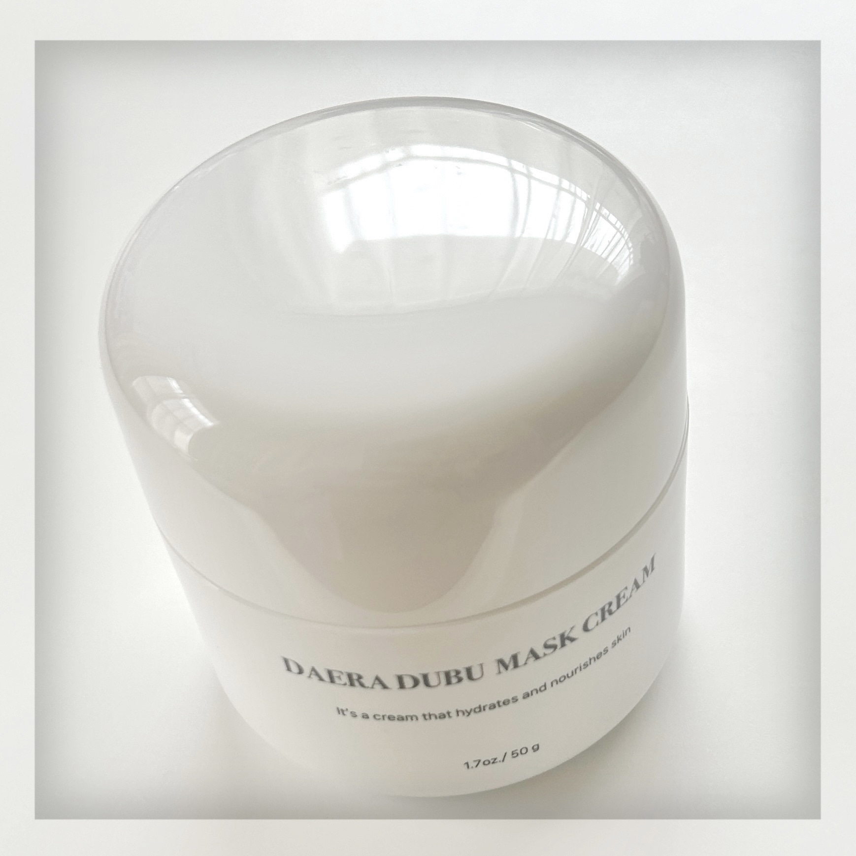 DAERA 豆腐マスククリームのクチコミ「𓍯DUBU MASK CREAM⌇DAERA

高タンパク栄養素を配合したスンドゥブのような弾.....」（2枚目）