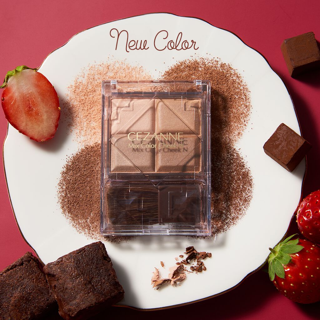 ミックスカラーチークN/CEZANNE/パウダーチークを使ったクチコミ(1枚目)