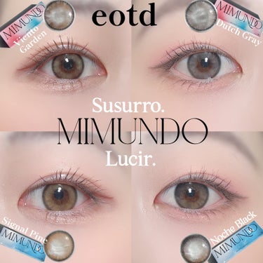 #PR《#eotd》
▫️ MIMUNDO
Susurro.
color: Viento Garden、Dutch Gray
Lucir.
color: Signal Pine、Noche Black
