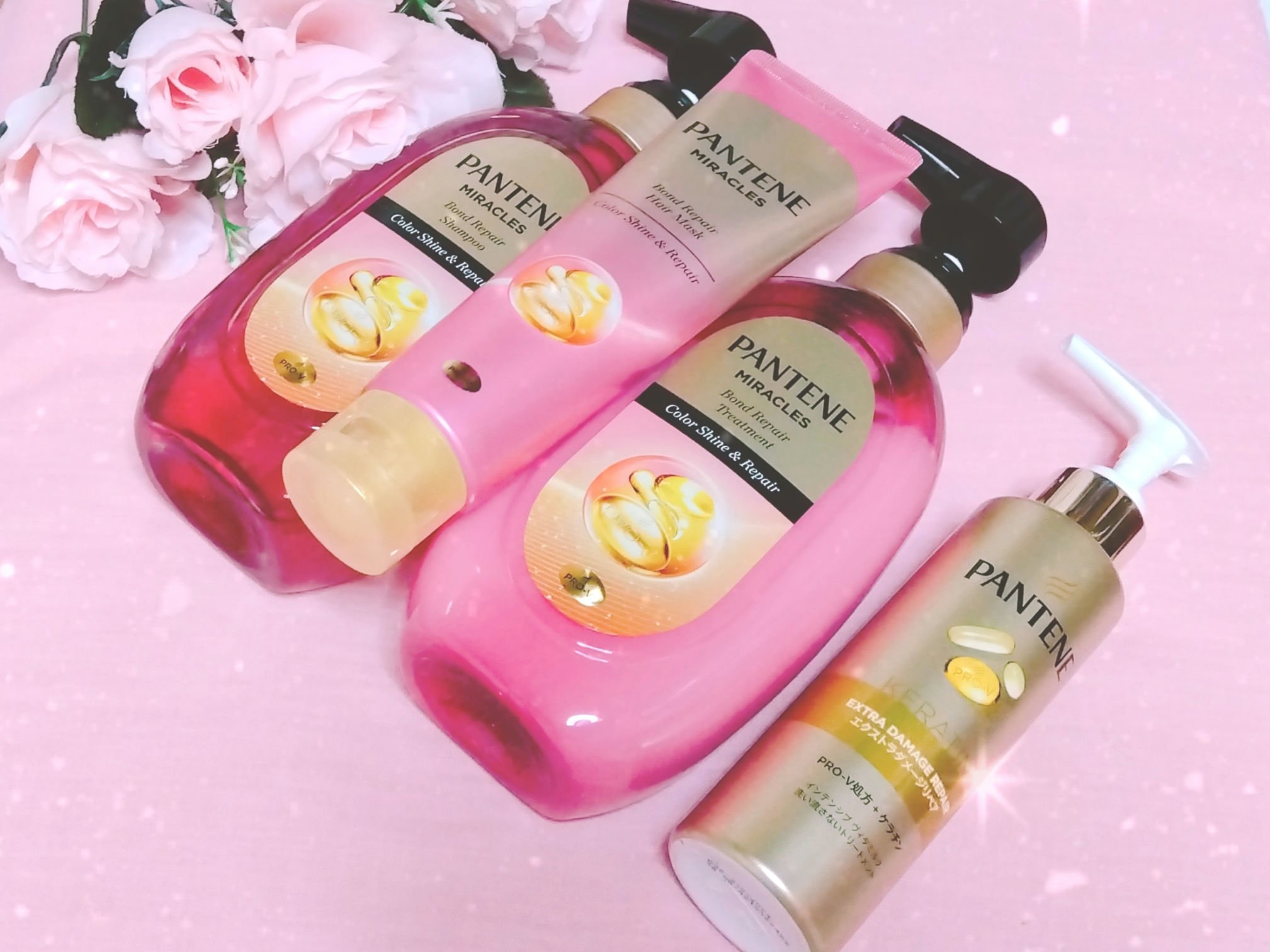 ボンド リペア (カラーシャイン & リペア) シャンプー ＆ トリートメント/パンテーン/市販シャンプーを使ったクチコミ（1枚目）