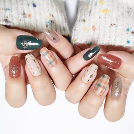 セミキュアジェルネイル(ハンド)/ohora/ネイルシールを使ったクチコミ(2枚目)