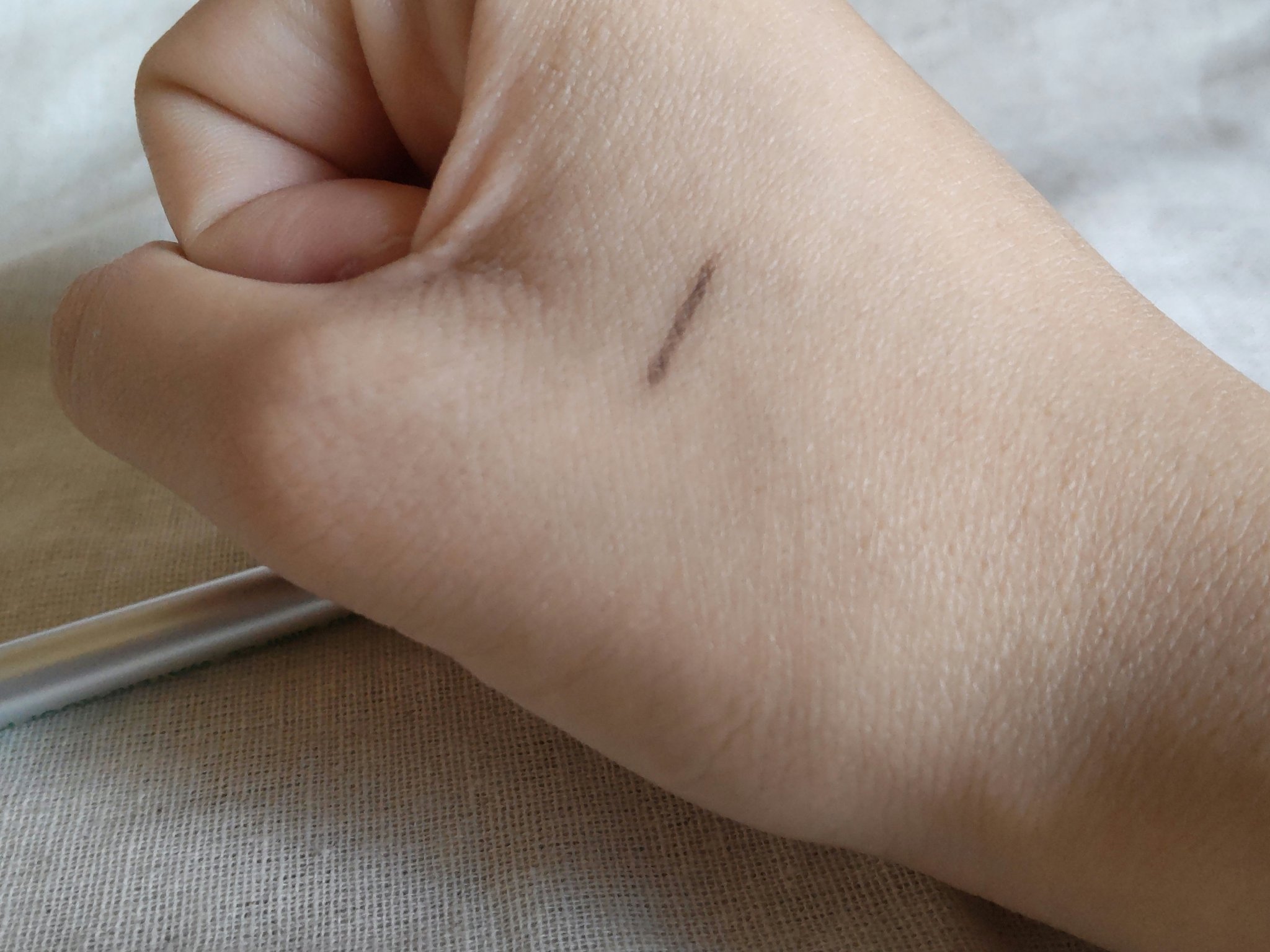 シャープ ソ シンプル ウォータープルーフ ペンシル ライナー 02 BROWN/CLIO/ペンシルアイライナーを使ったクチコミ（3枚目）