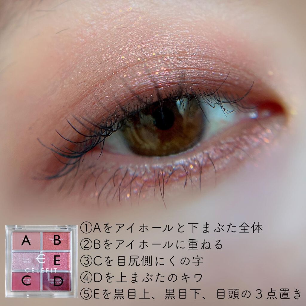 プロアイシャドウパレットセシル/CELEFIT/アイシャドウパレットを使ったクチコミ（3枚目）