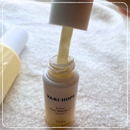 8デイズピュアビタミンCアンプル/VARI:HOPE/美容液を使ったクチコミ(5枚目)