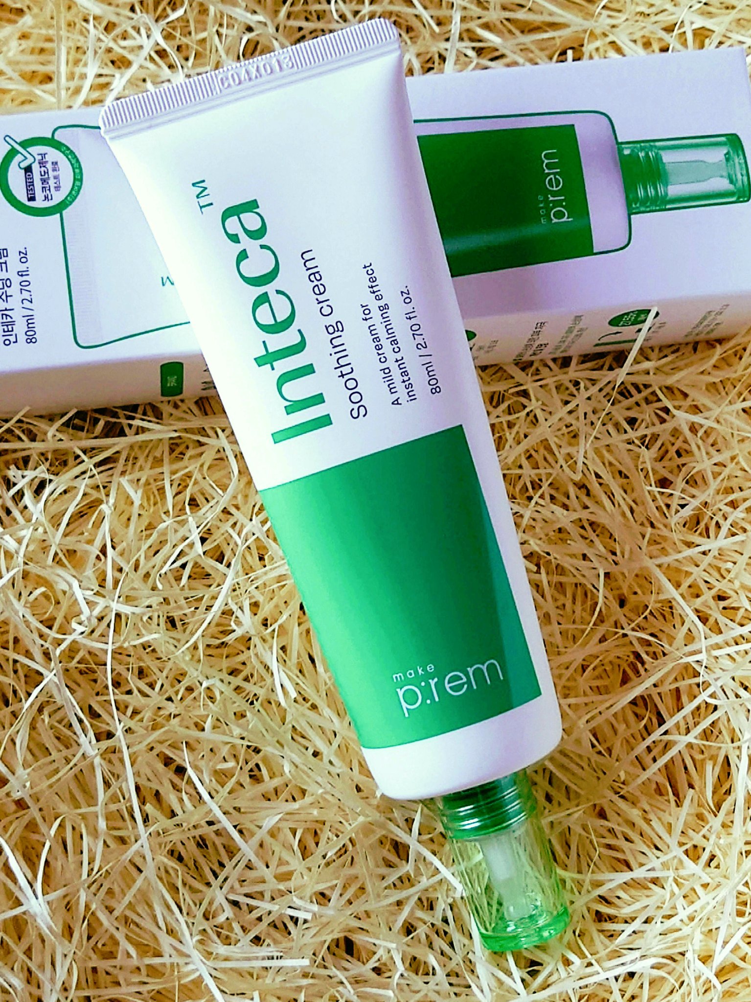 インテカ スージングクリーム/make prem/フェイスクリームを使ったクチコミ（1枚目）