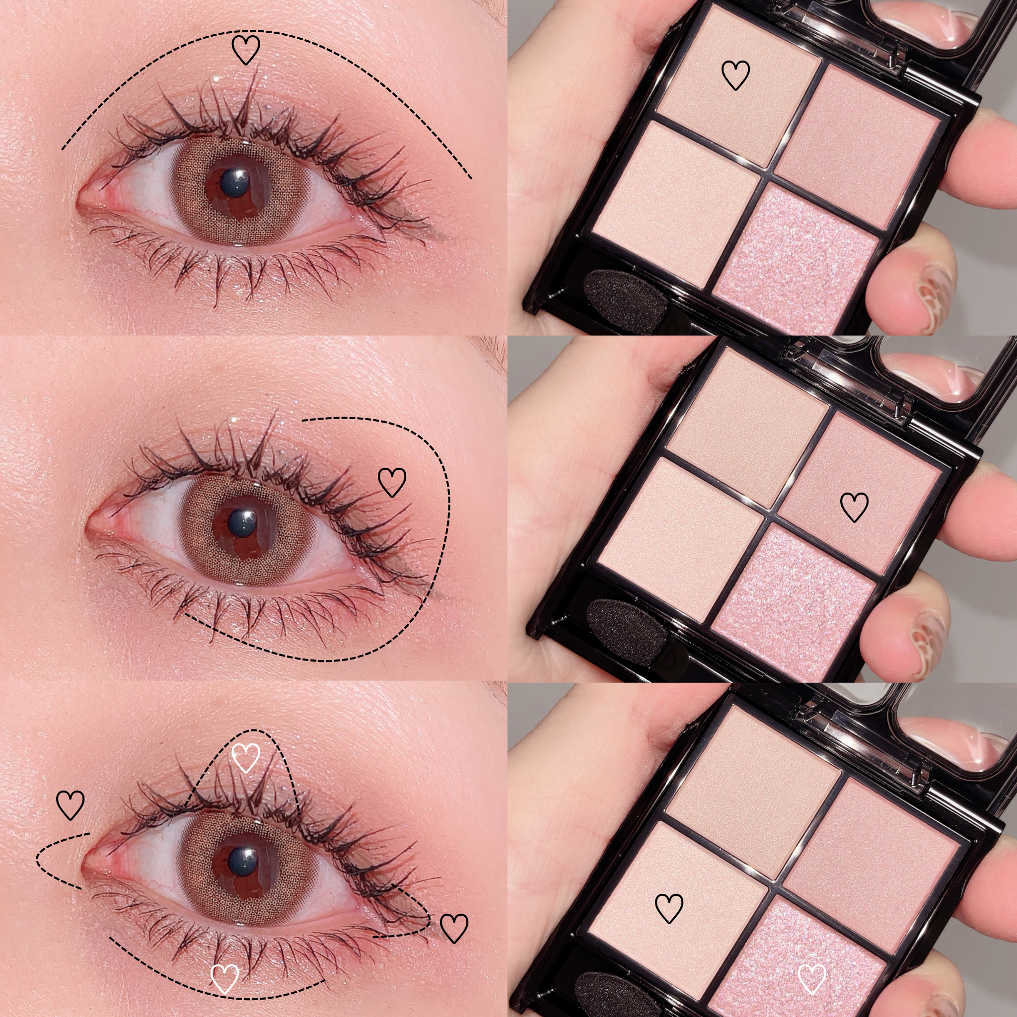 ケイト ポッピングシルエットシャドウ/KATE/アイシャドウパレットを使ったクチコミ（3枚目）