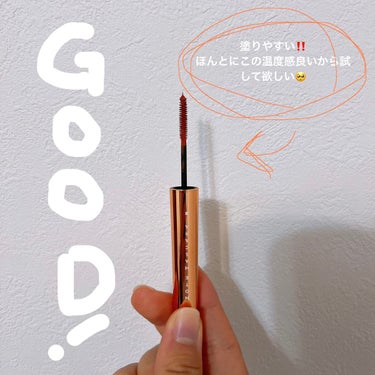 38℃ MOTEMASCARA ORANGE/UZU BY FLOWFUSHI/マスカラを使ったクチコミ（3枚目）