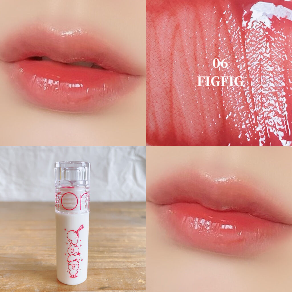 ジューシーラスティングティント/rom&nd/リップティントを使ったクチコミ（2枚目）