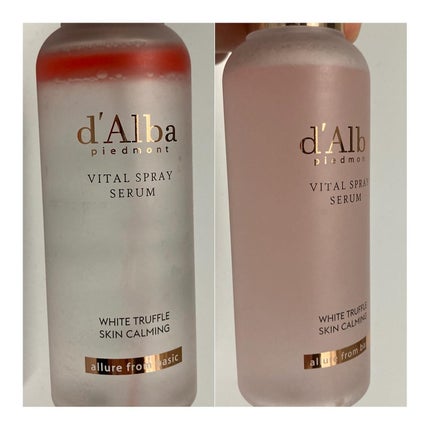 ダルバ ホワイトトリュフバイタルスプレーセラム/ダルバ/ミスト状化粧水を使ったクチコミ(5枚目)
