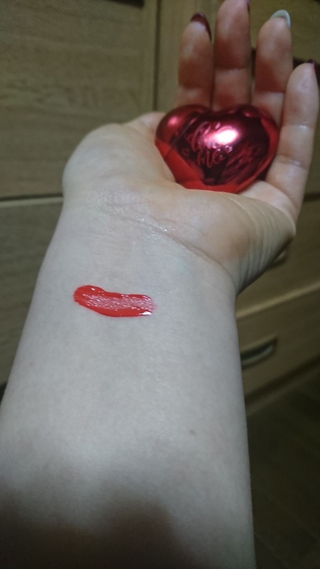 ラブミー コーティング ティント/the SAEM/リップティントを使ったクチコミ（2枚目）