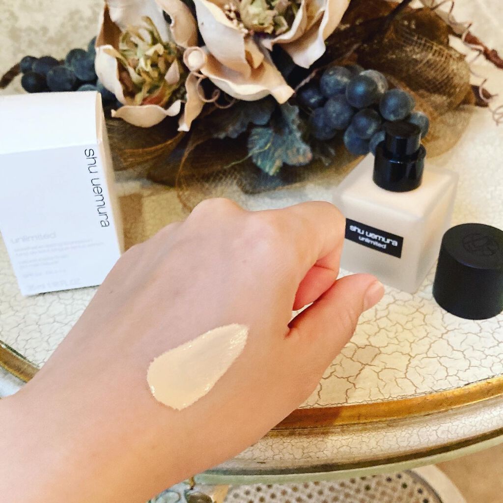 (旧)アンリミテッド ラスティング フルイド/shu uemura/リキッドファンデーションを使ったクチコミ(4枚目)