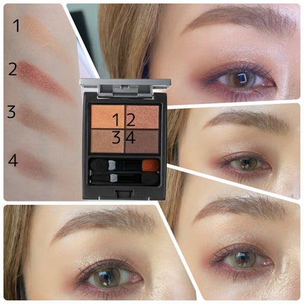 パレットアイシャドウ/&be/アイシャドウパレットを使ったクチコミ(3枚目)