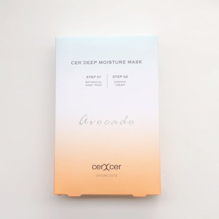 ディープモイスチャー マスク (ケアクリーム付き)/cerXcer/シートマスク・パックを使ったクチコミ(1枚目)