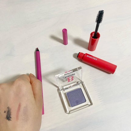 ニュアンスカラーマスカラ/BABYMEE/マスカラを使ったクチコミ(4枚目)