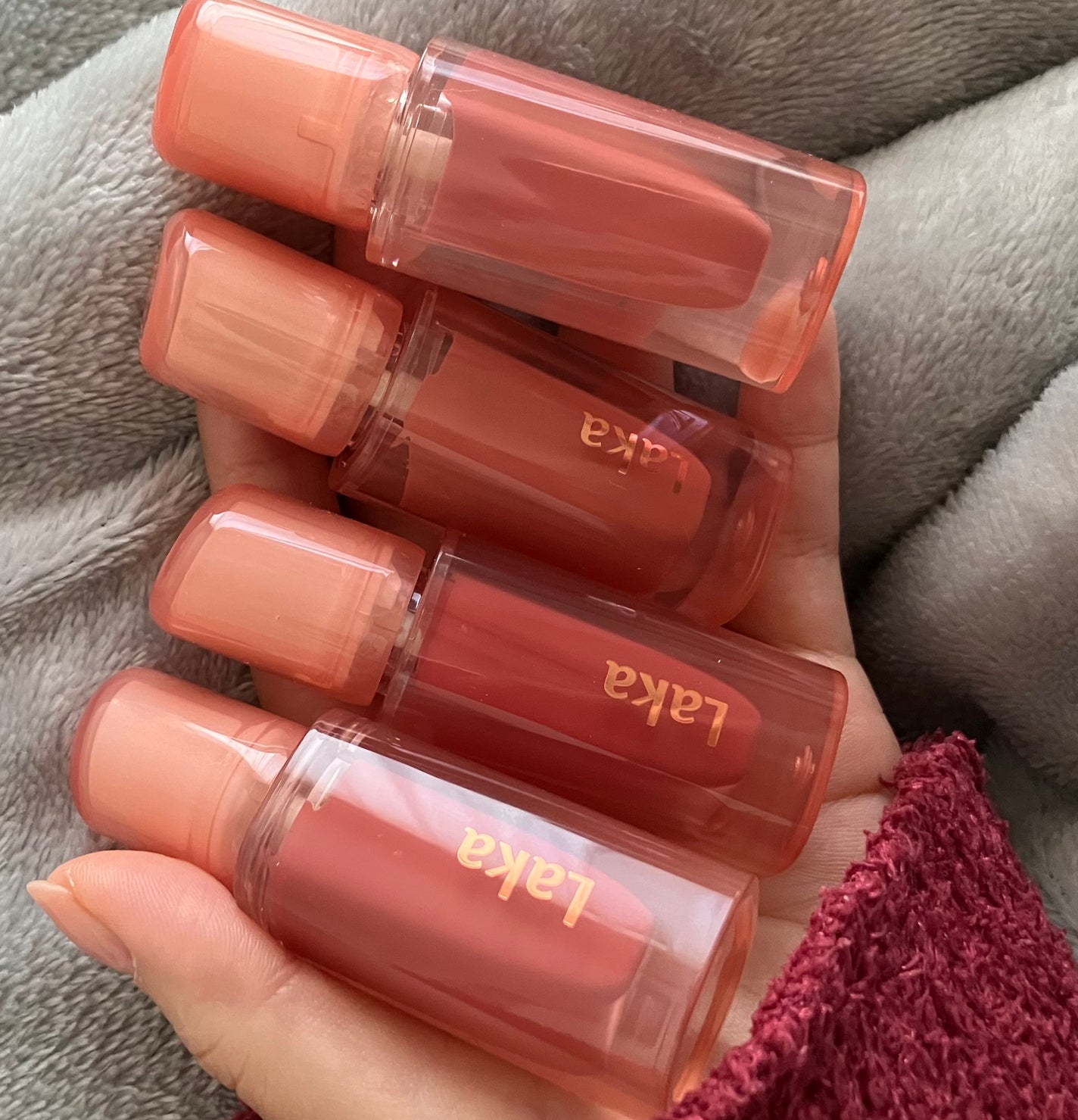 ジェリーイングヌードグロス/Laka/リップグロスを使ったクチコミ(1枚目)