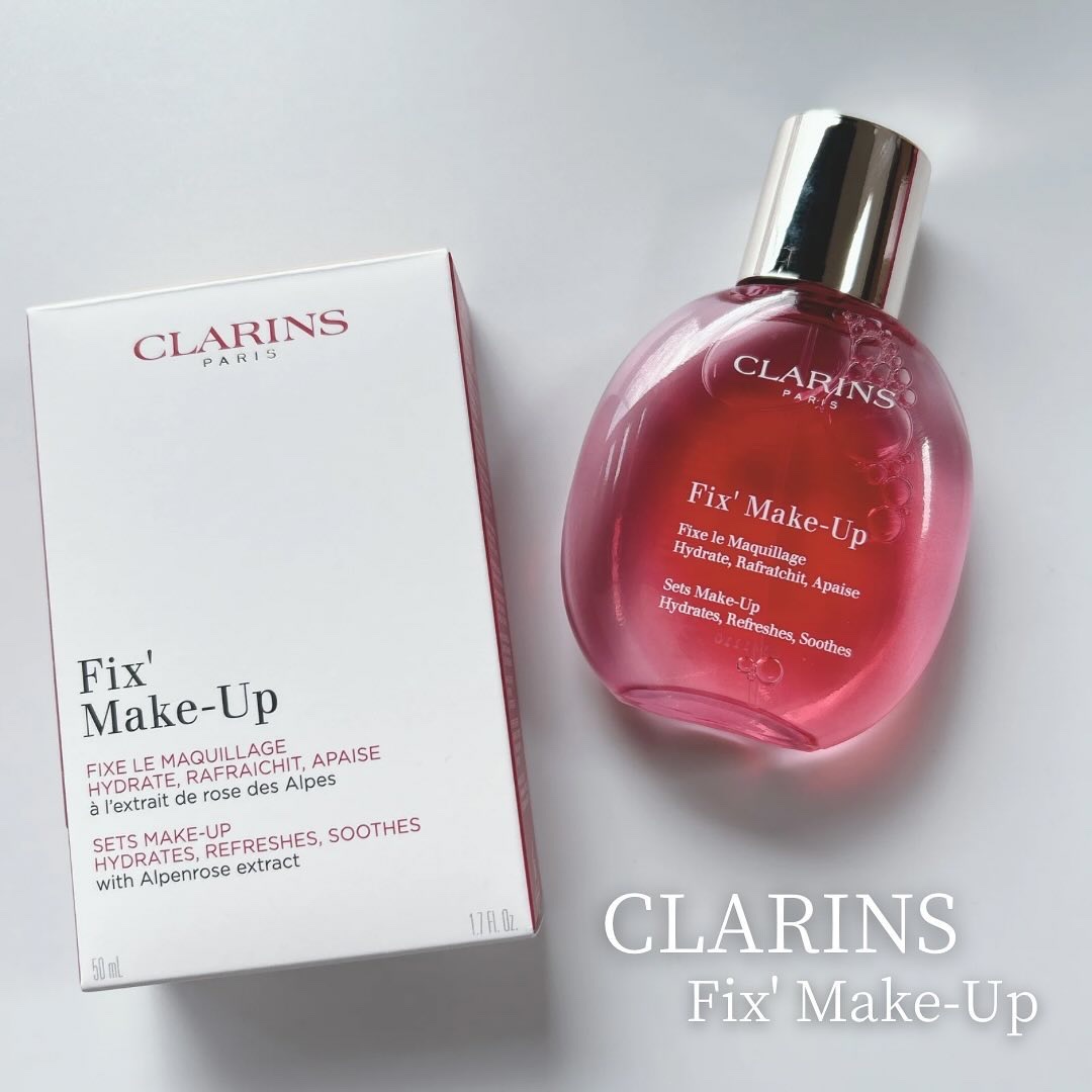 フィックス メイクアップ 50ml/CLARINS/ミスト状化粧水を使ったクチコミ（1枚目）