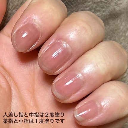 アンドバイロムアンド グラッシードロップネイル/&nd by rom&nd/マニキュアを使ったクチコミ(2枚目)