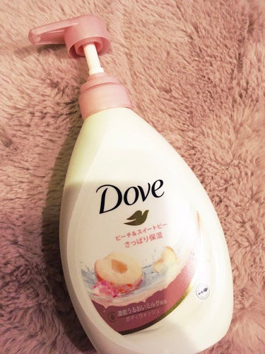 ダヴ ボディウォッシュ ピーチ＆スイートピーのクチコミ「【使った商品】DOVE ボディウォッシュ　
　　　　　　　ピーチ&スイートピー


【良いとこ.....」（1枚目）