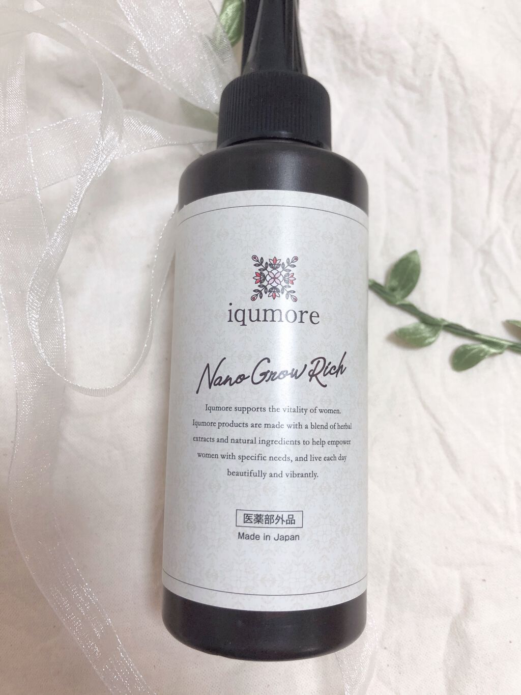 ナノグロウリッチ/iqumore/頭皮ローションを使ったクチコミ(2枚目)